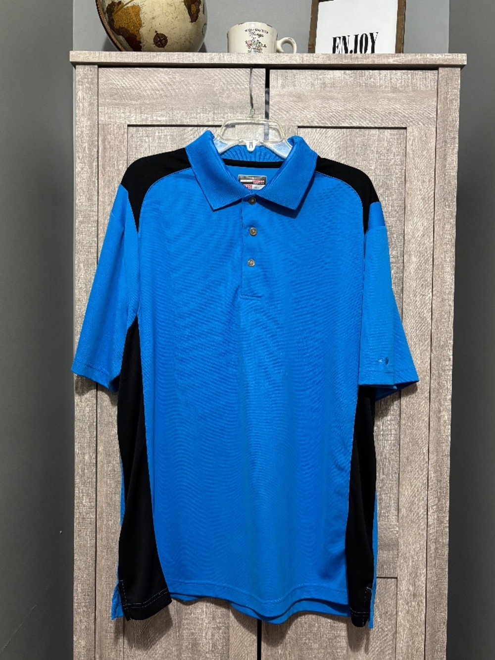 Men's Grand Slam Golf Polo Collared Top XXL